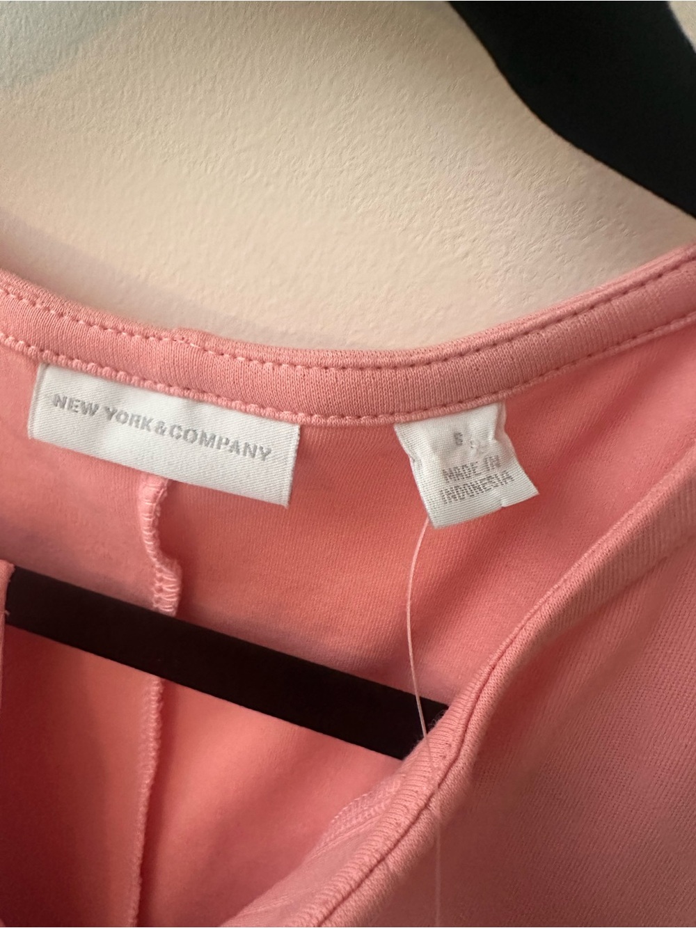 New York & Company Pink Sleeveless Shift Dress - Picture 4 of 4